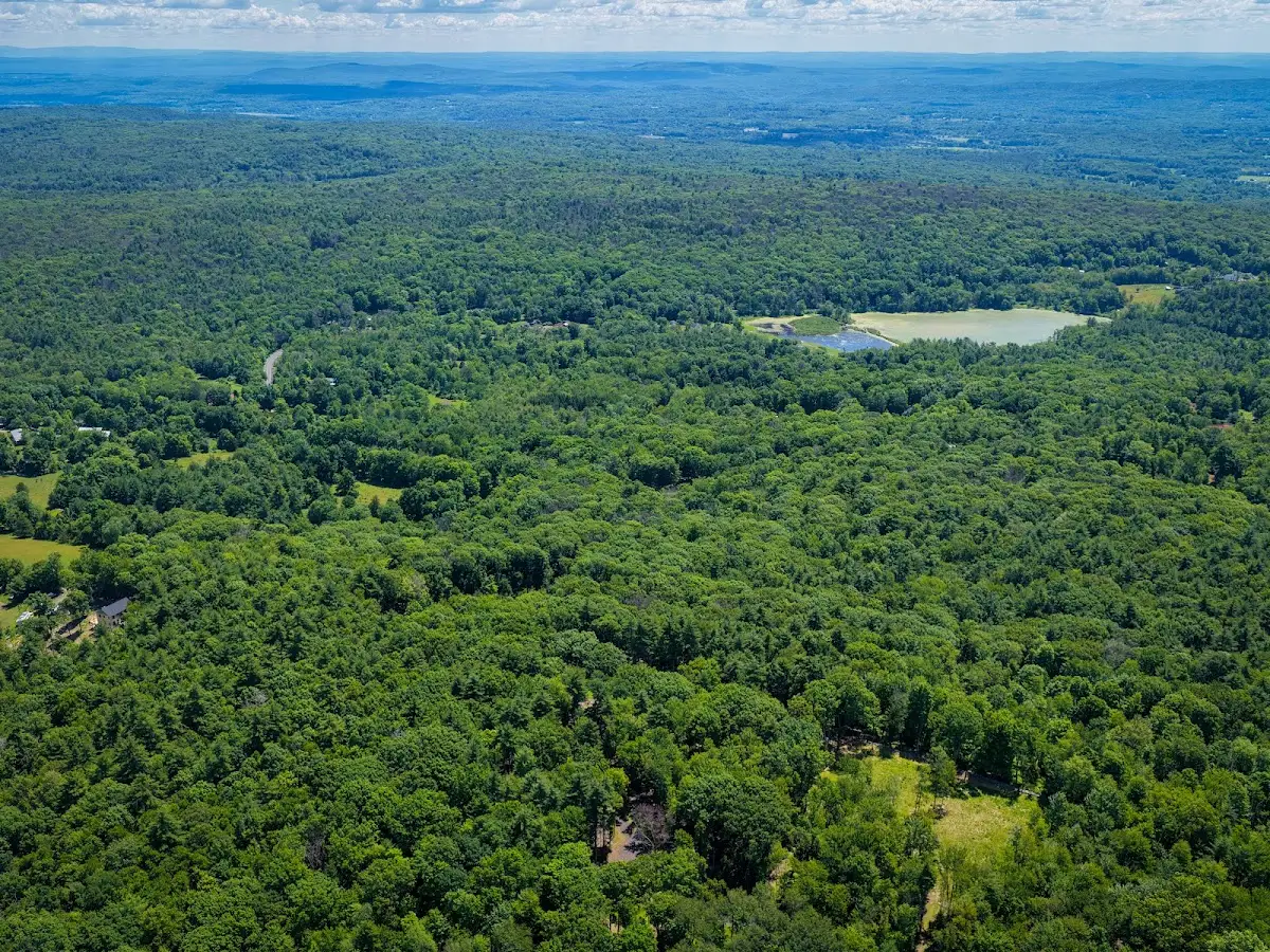 Aerial photo of the Hudson Valley